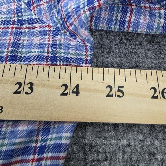 Ralph Lauren Shirt Mens Large Plaid Classic Fit Oxford Cloth Button Down Preppy - Picture 7 of 16